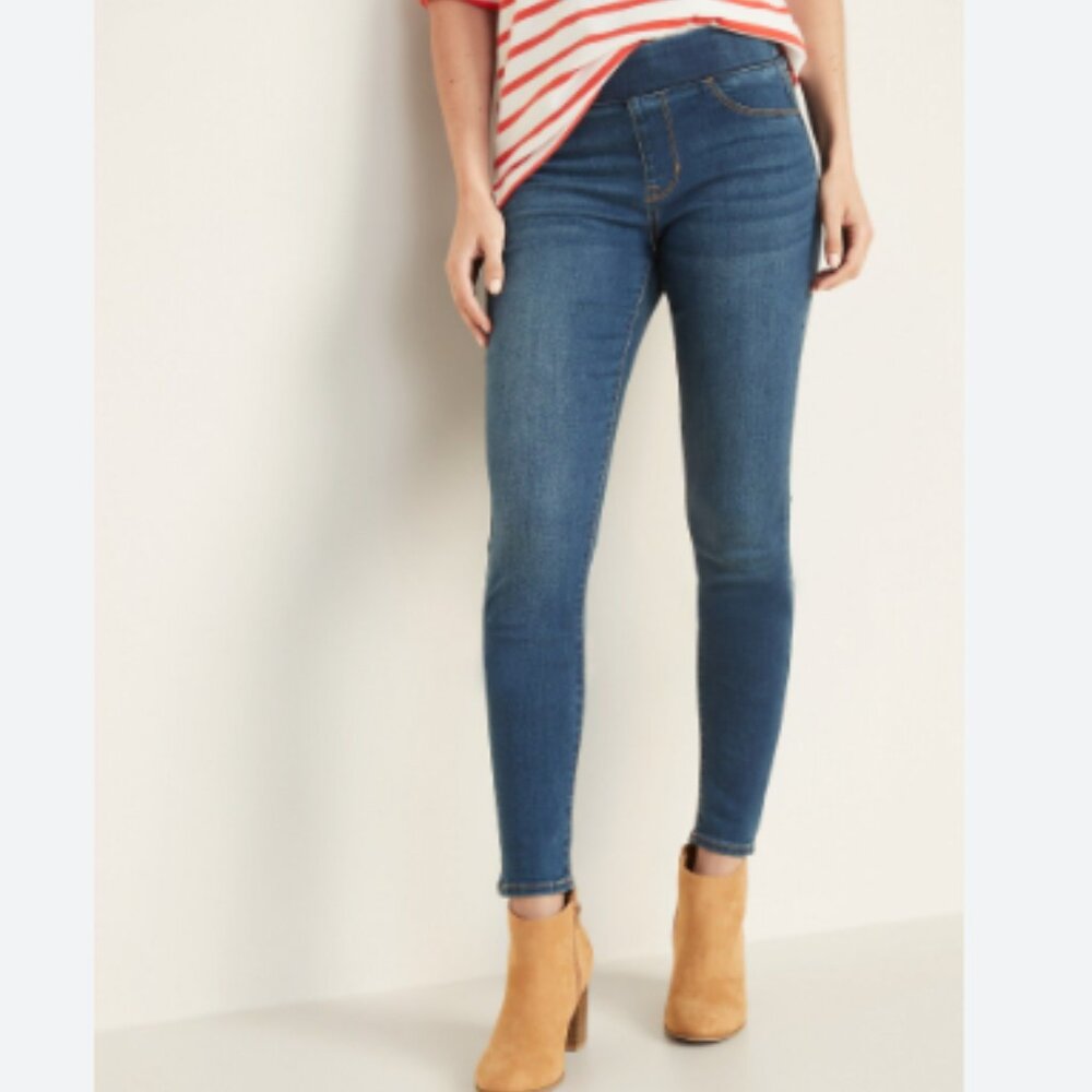 Old Navy Mid-Rise Wow Super-Skinny Jeggings for Women